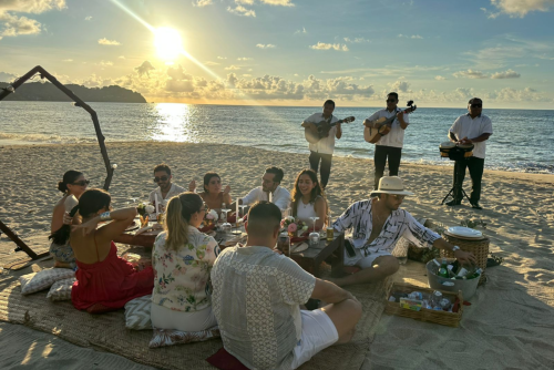 Beach Sunset Dinner Experience with The Mariachi/Trio Band